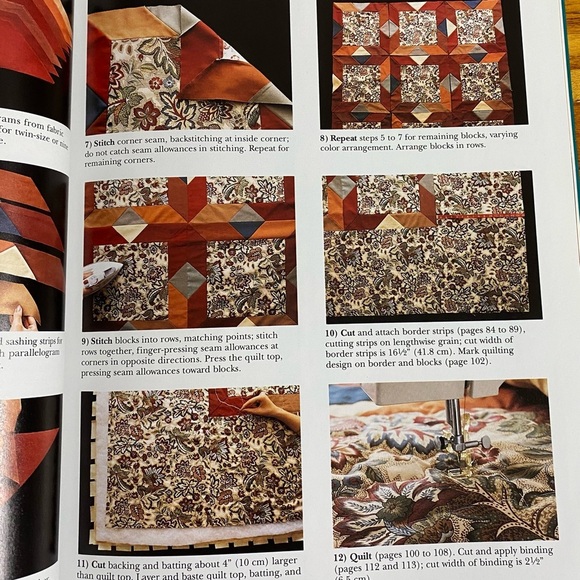 SINGER The Quilting Bible 30 Complete Quilt Projects Instruction soft cover book - Picture 10 of 16